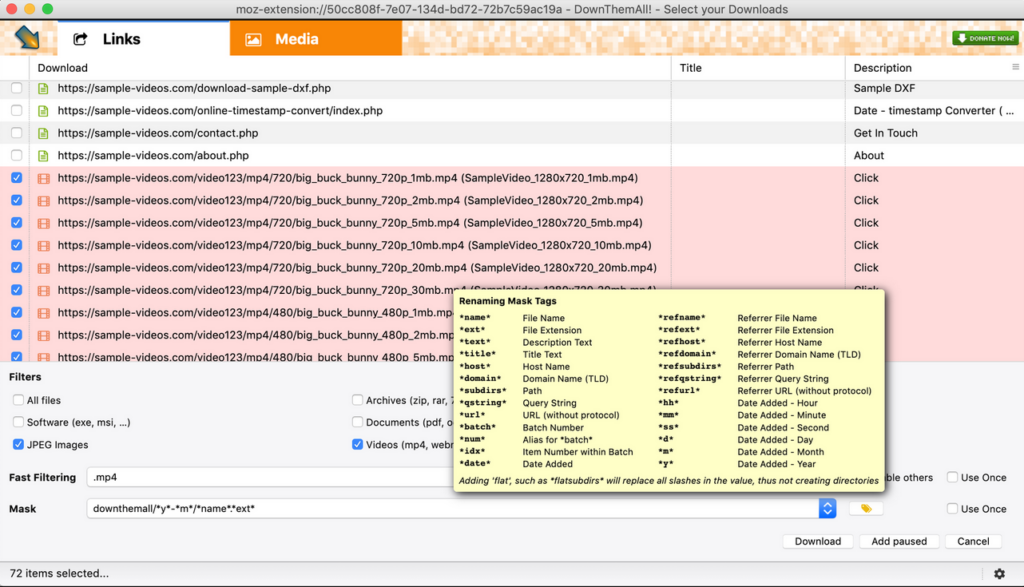 DownThemAll-Download-Manager-For-Linux