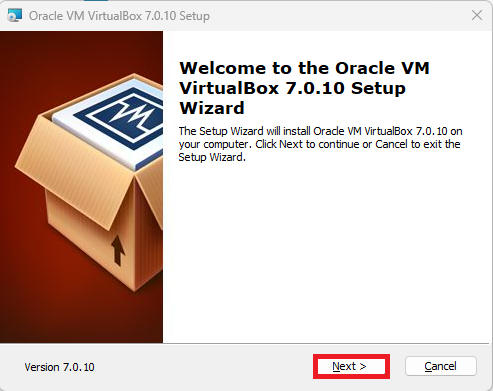 VirtualBox Installation Wizard

