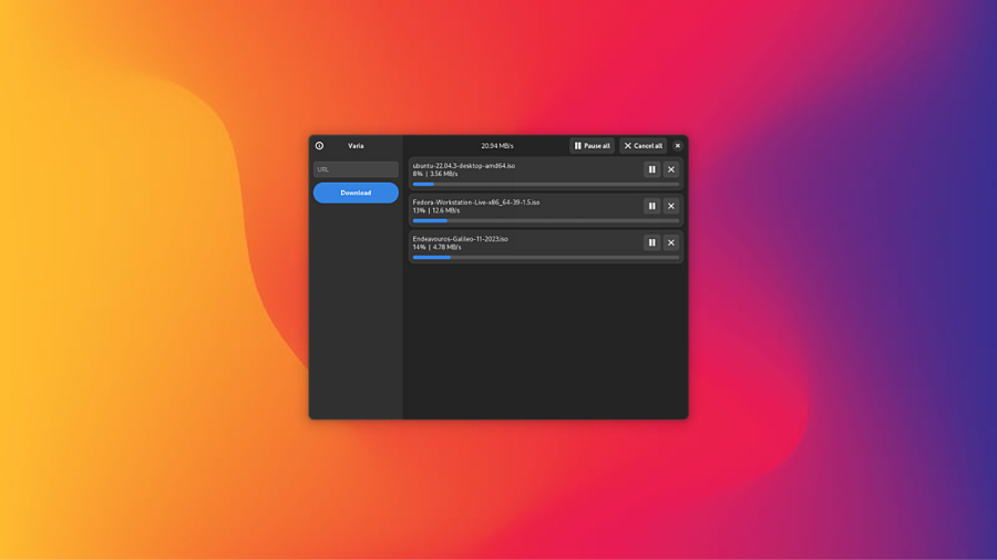 Varia is a New Powerful Download Manager for Linux