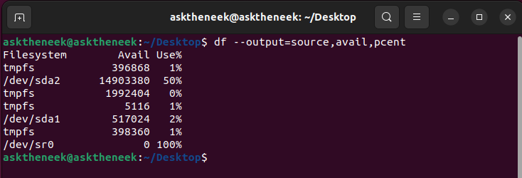 Customize the Output