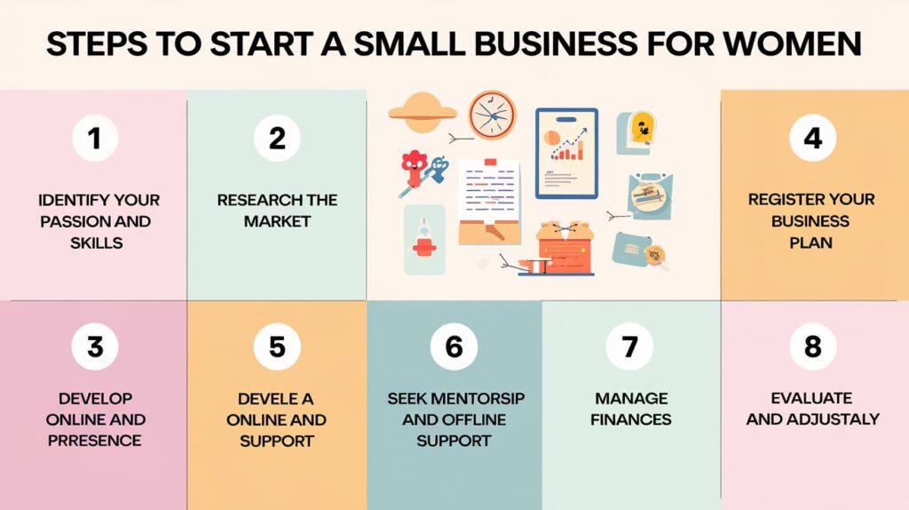 Steps to Start a Small Business for Women